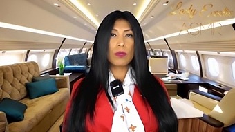Чувственный Опыт Asmr С Грудастой Стюардессой