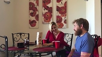 Mature Cougar And Young Stepson Indulge In Taboo Christmas Together