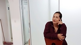 A Latina Woman Discovers Her Stepmother Pleasuring Herself On The Phone And Confronts Her Lover About His Jealousy