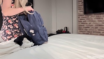 Amateur Stepmom And Stepson Indulge In Taboo Hotel Room Encounter