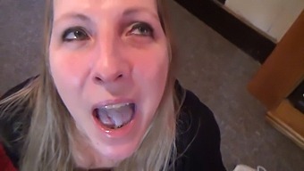 Wife Gulps Down Cum In Haste - Uncompensated Spouse