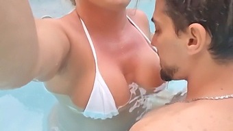 He Gave Me A Hard Spanking By The Swimming Pool