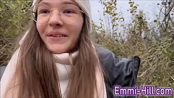 German Teen'S Solo Bathroom Adventure In Public